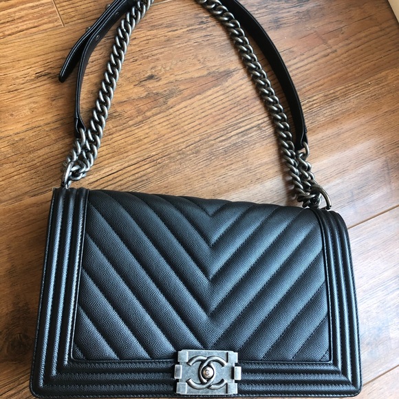 CHANEL Handbags - Chanel New Medium Boy Bag